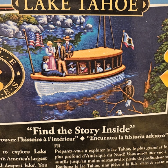 Dowdle Lake Tahoe Puzzle 500 Piece 16X20 in "Find the Story Inside" COMPLETE - Picture 14 of 15